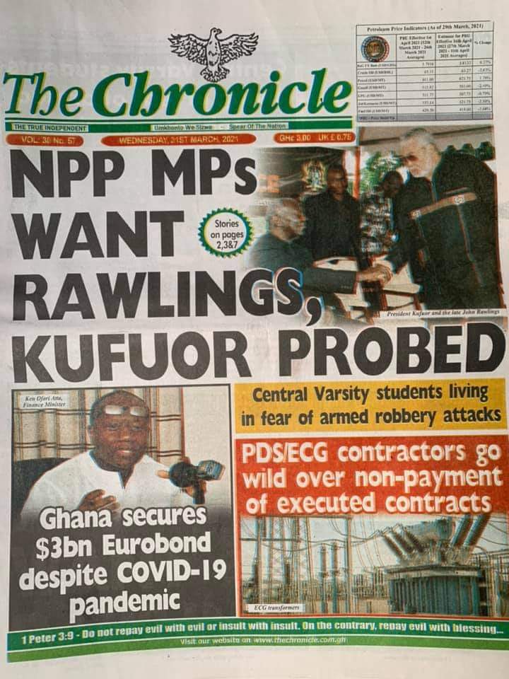 Newspaper Headline Ghana 11