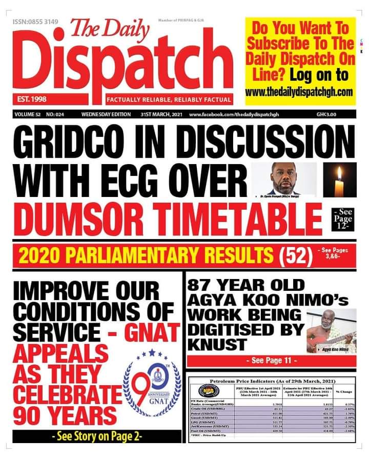 Newspaper Headline Ghana 2