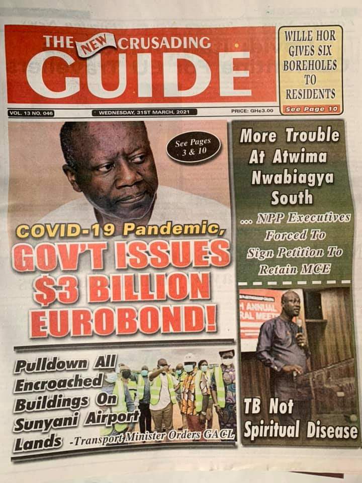 Newspaper Headline Ghana 3