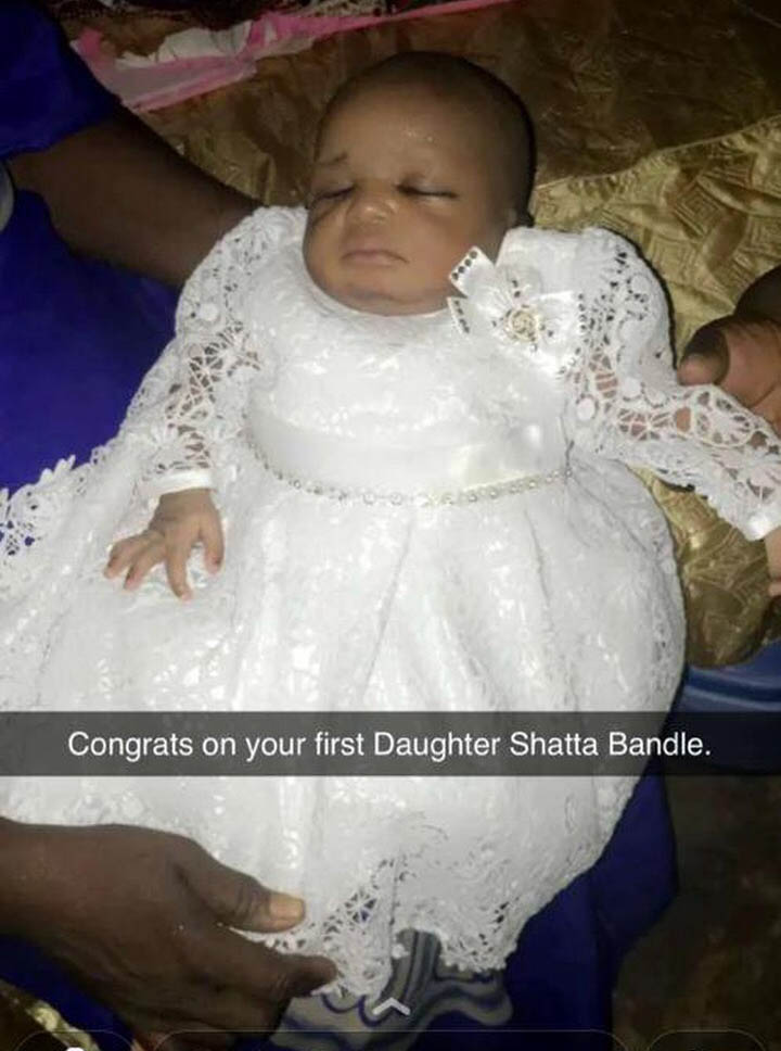 shatta bandles first chid