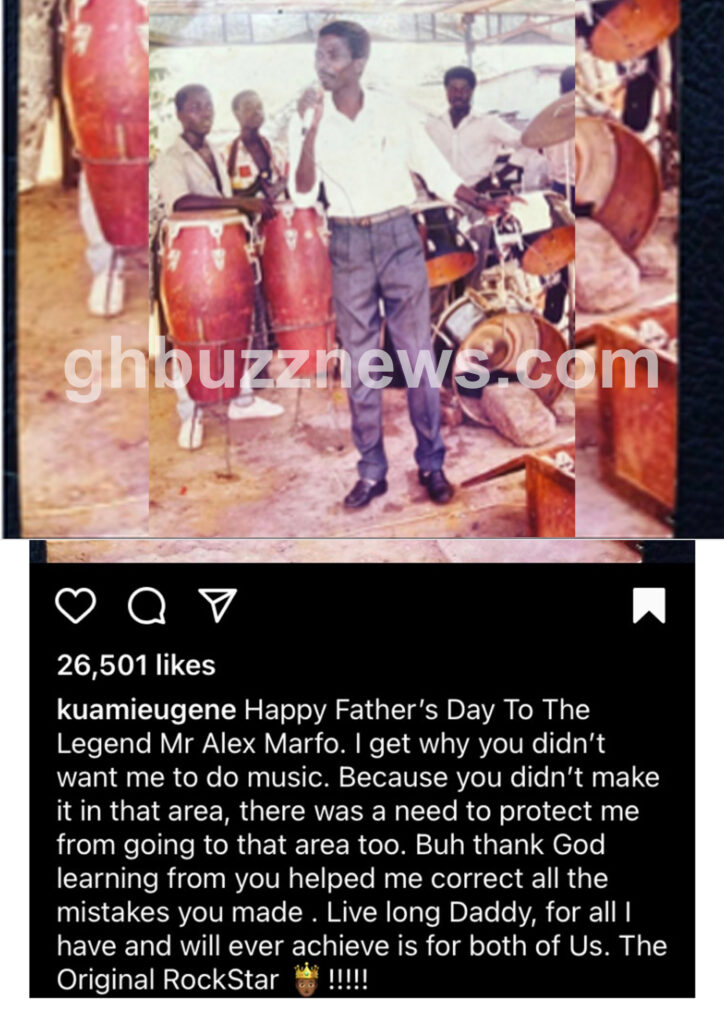 Kuami Eugene shows his real father this will shock you 1 1