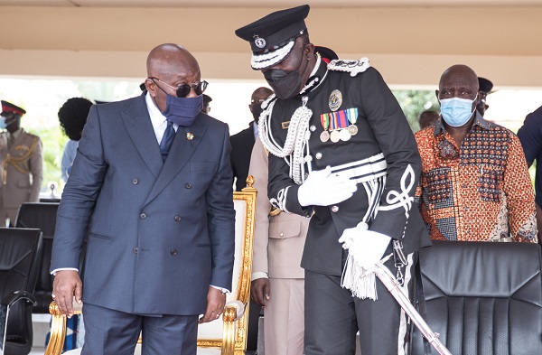 President Nana Addo Showers Praises On IGP Dampare