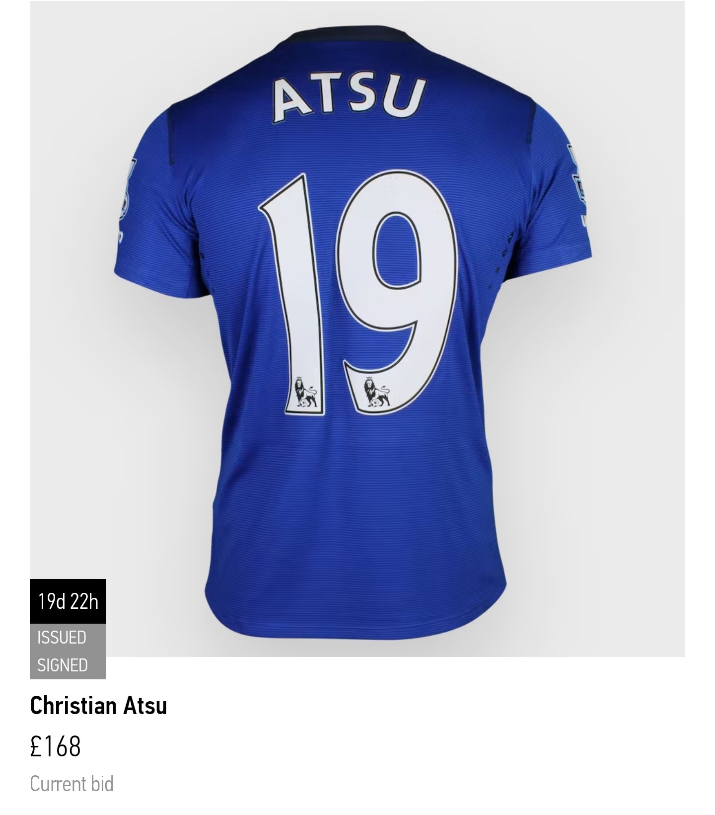 Chelsea to auction jerseys worn against Everton to fund completion of Atsu’s school