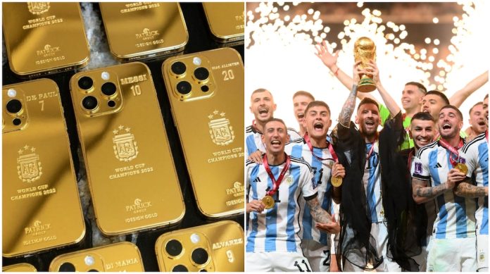 Messi gifts 35 gold-plated iPhone 14s to Argentina team and staff for winning the World Cup