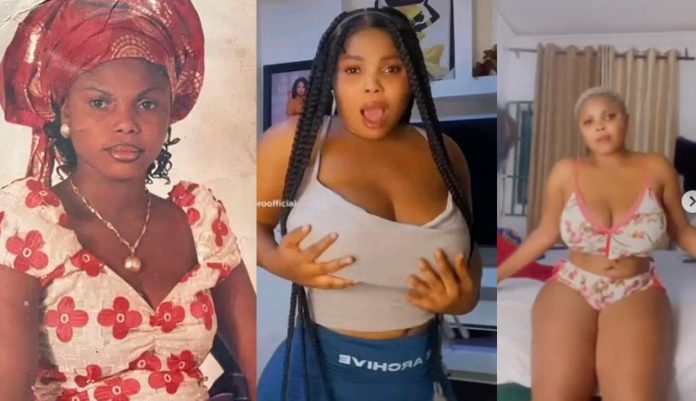 From ‘gospel singer to slay queen’ – Nigerian lady stirs reactions