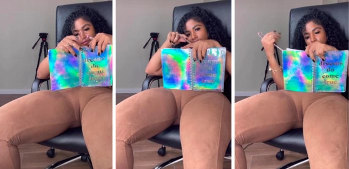 Lady caused stir online after she shared a new video