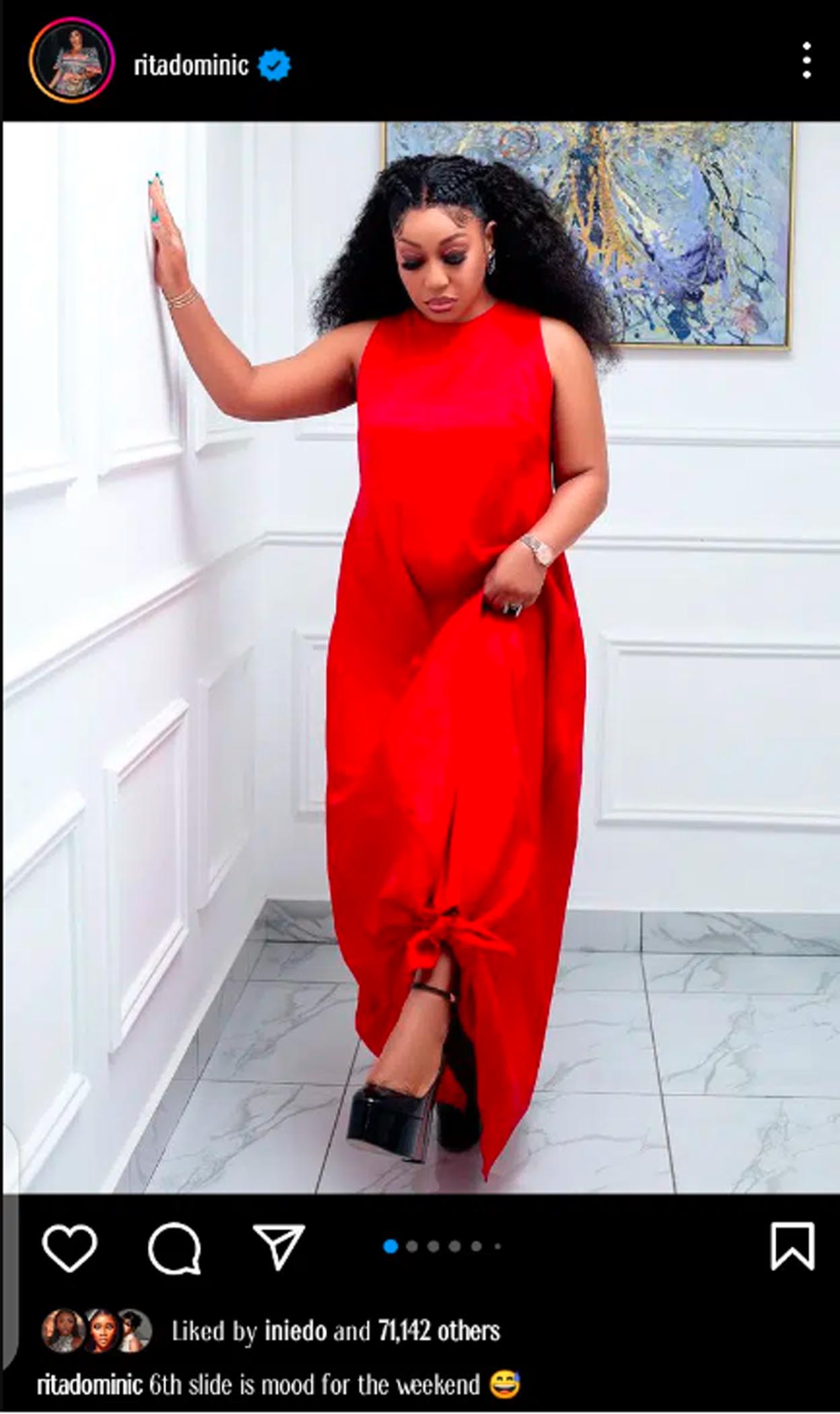 Congratulations: Rita Dominic’s baby bump in new photos, fans are buzzing with excitement