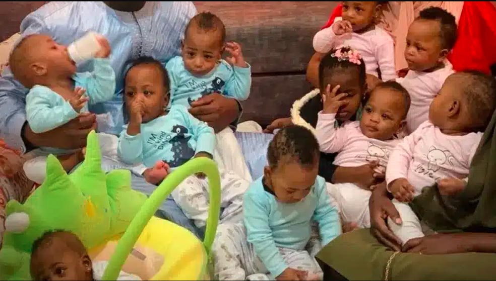 Young woman breaks Guinness World Records after giving birth to 9 babies at once (Photos)